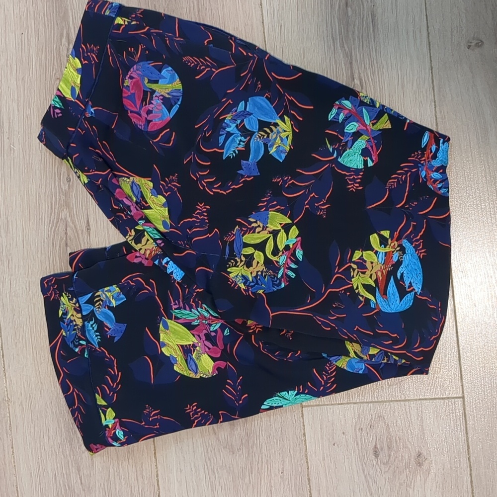 Marc Cain floral print lightweight pants Sz 8 - Picture 9 of 11